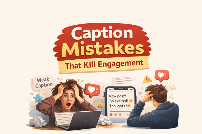Caption Mistakes That Kill Engagement (And How to Fix Them)