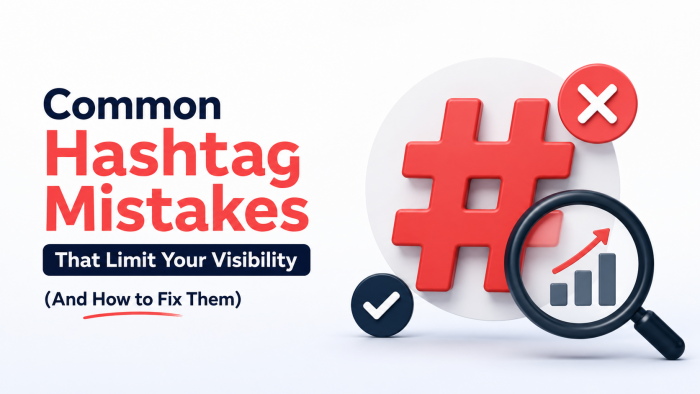 Common Hashtag Mistakes That Limit Your Visibility (And How to Fix Them)