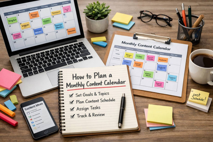 How to Plan a Monthly Content Calendar That Actually Works