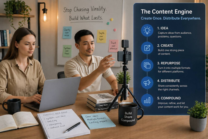Stop Chasing Virality, Build a Content Engine That Compounds
