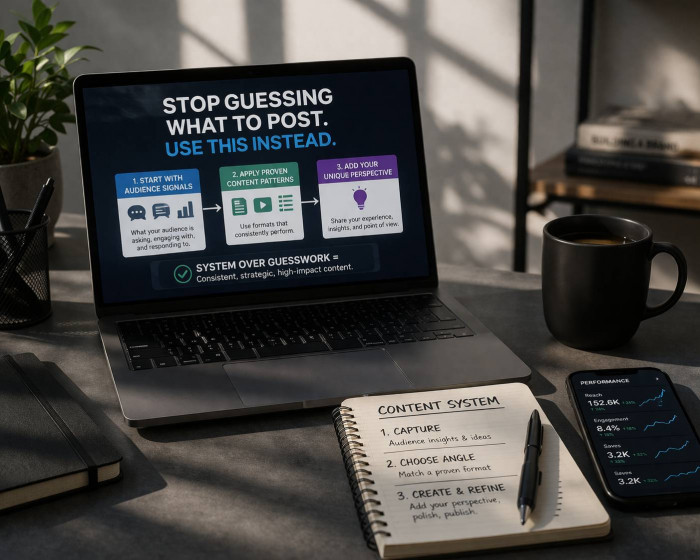 Stop Guessing What to Post - Use This Instead to Build a Real Content System