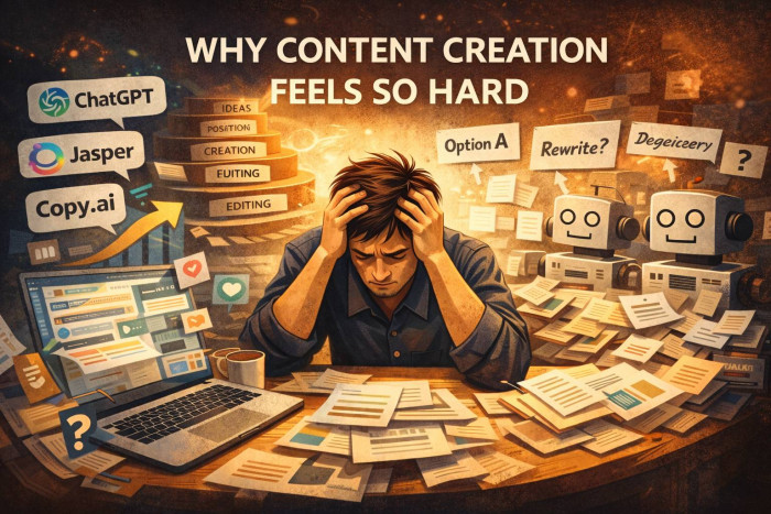 Why Content Creation Feels So Hard Even With AI Tools